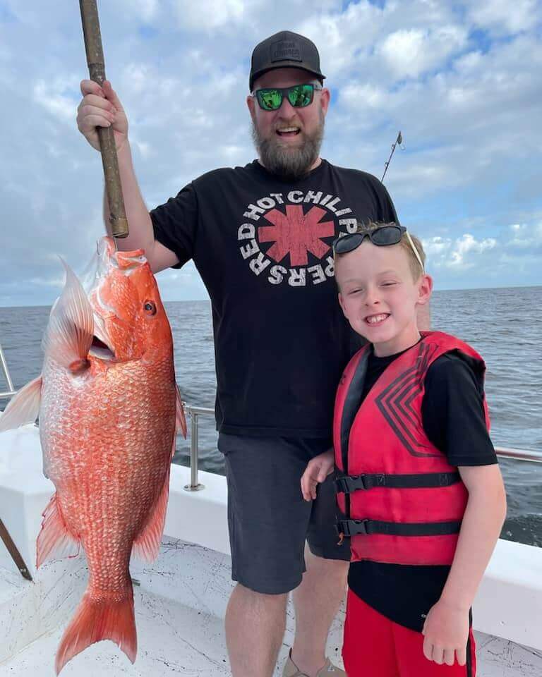 6 Hr Federal Waters Snapper Trip In Gulf Shores