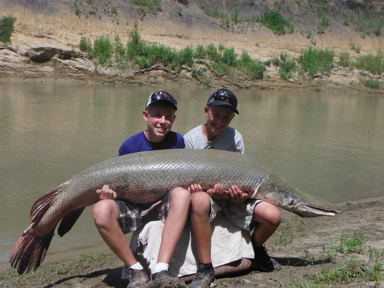 Gar Fishing Trip In Corsicana