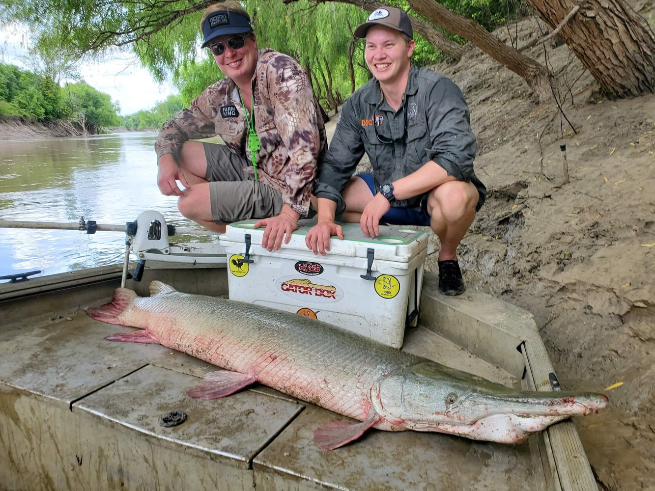 Gar Fishing Trip In Corsicana