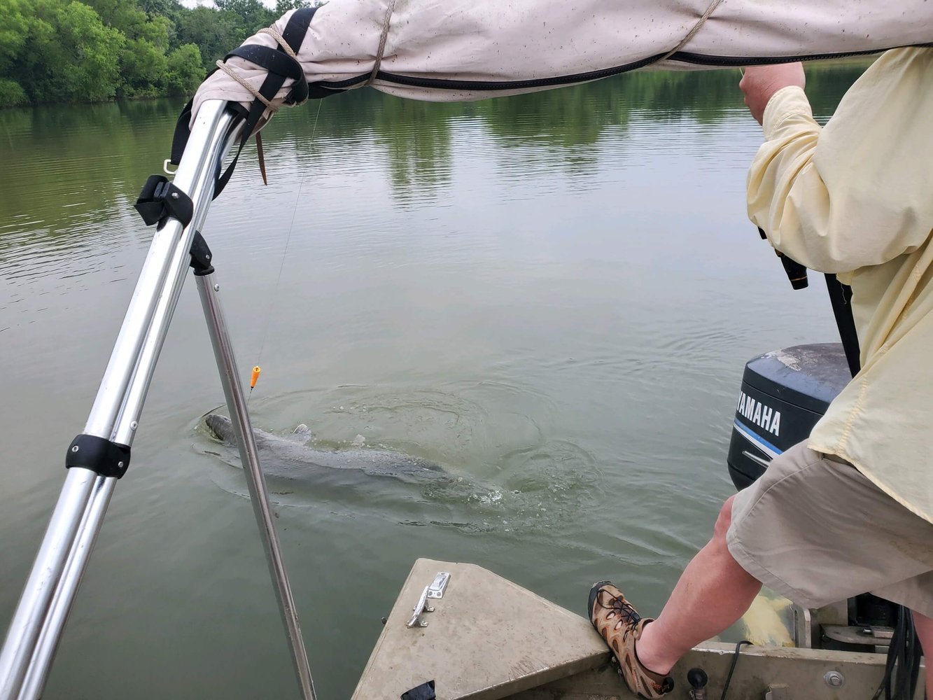 Gar Fishing Trip In Corsicana