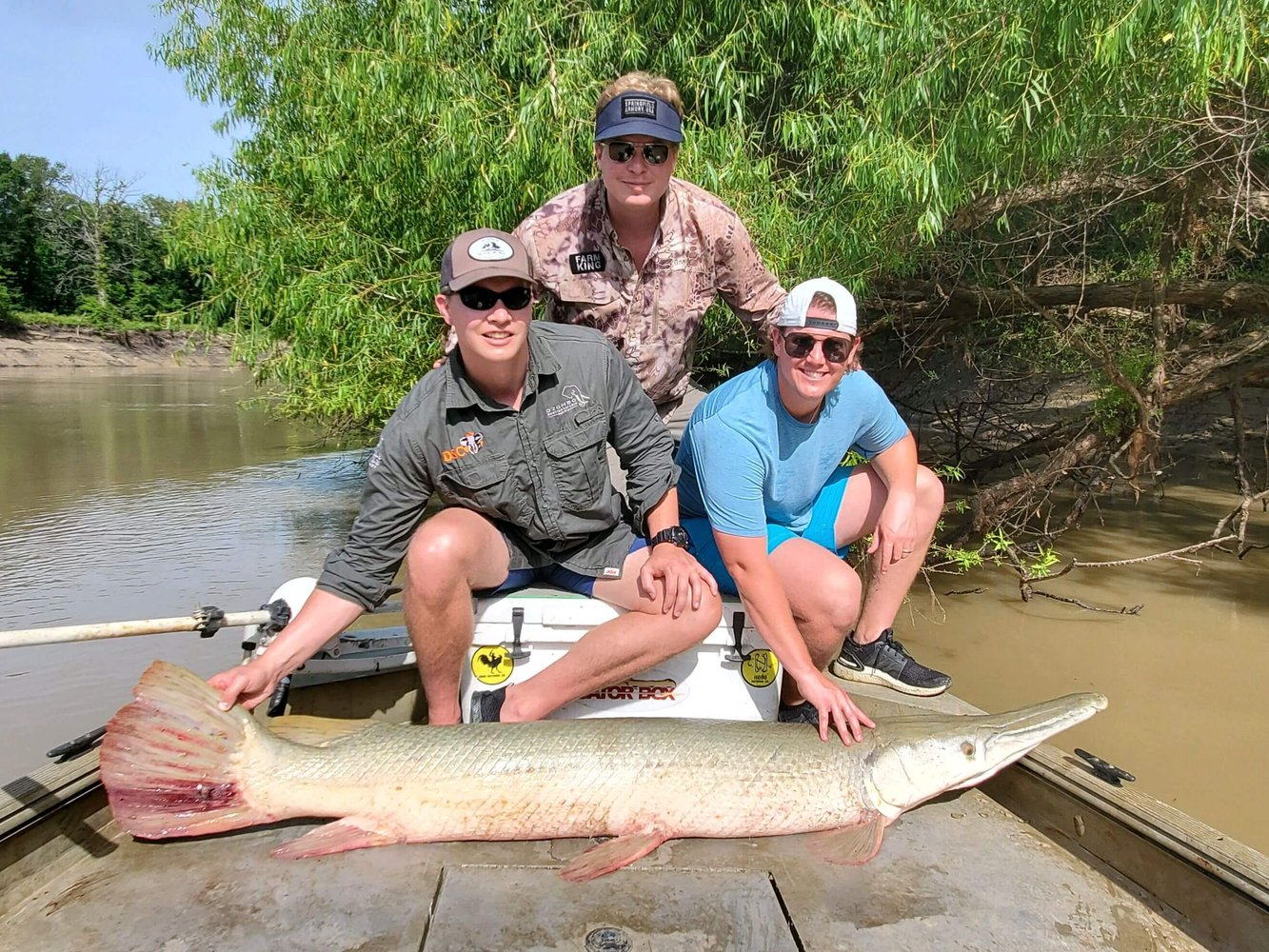 Gar Fishing Trip In Corsicana