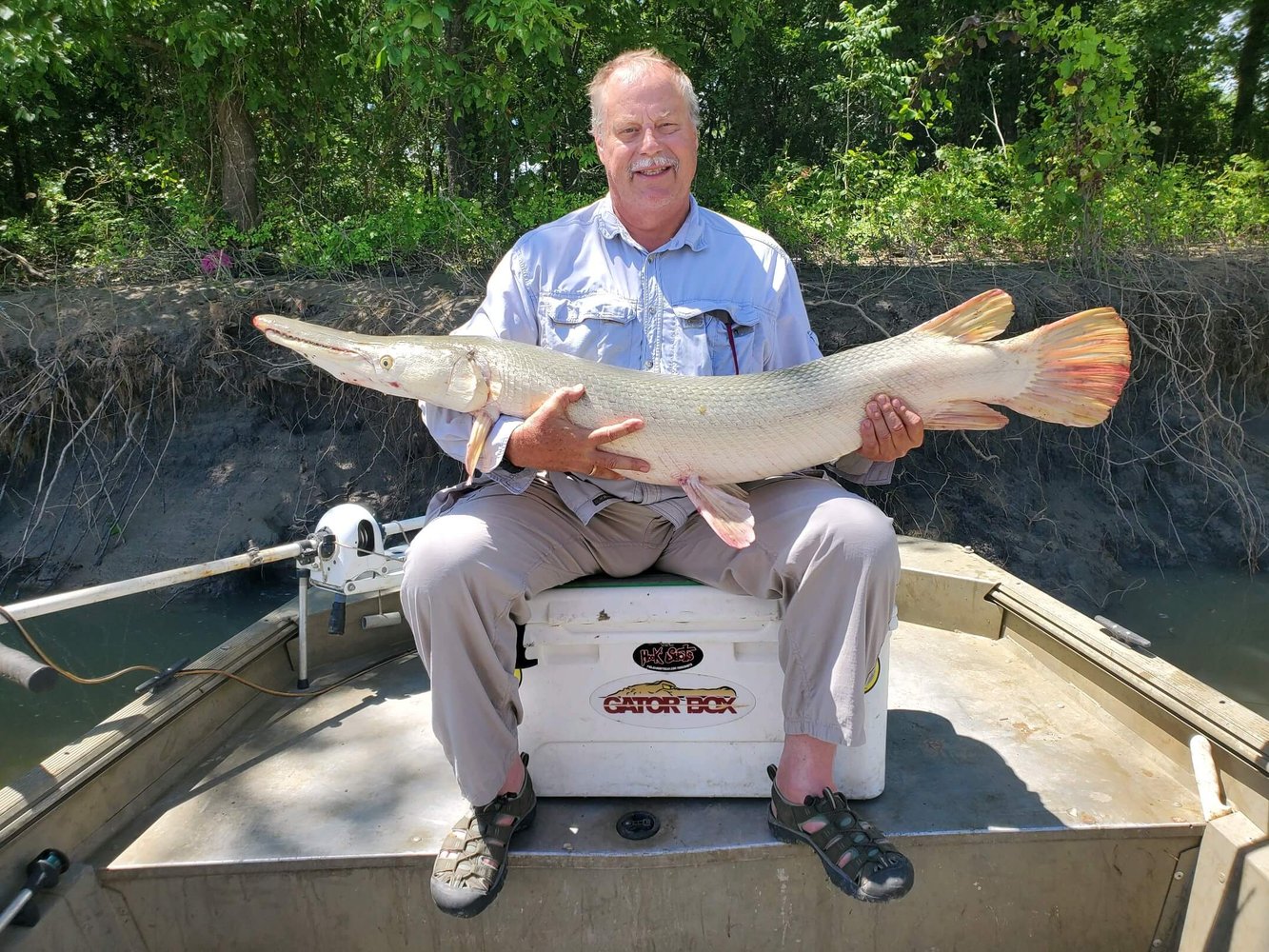 Gar Fishing Trip In Corsicana