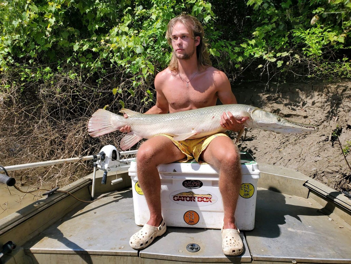 Gar Fishing Trip In Corsicana