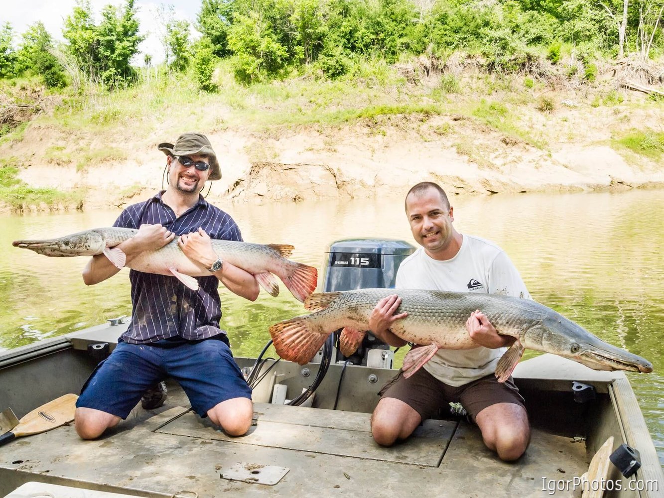 Gar Fishing Trip In Corsicana