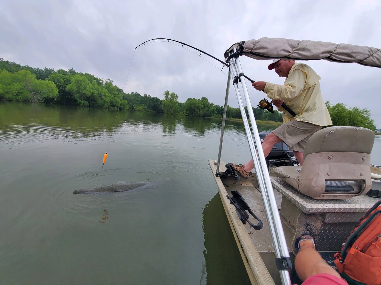 Gar Fishing Trip In Corsicana