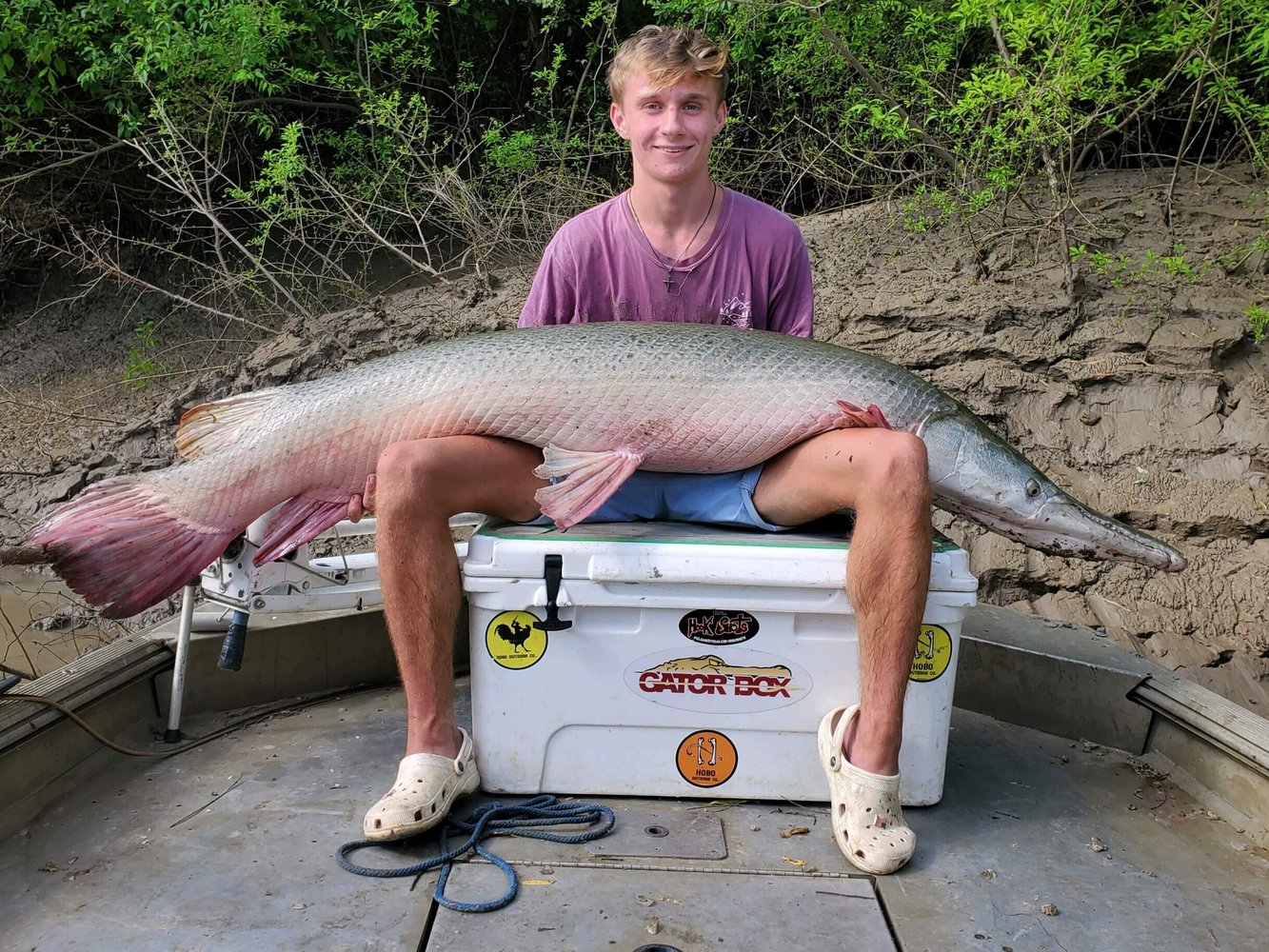 Gar Fishing Trip In Corsicana