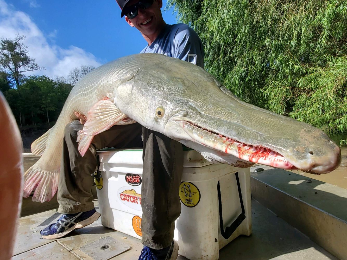 Gar Fishing Trip In Corsicana