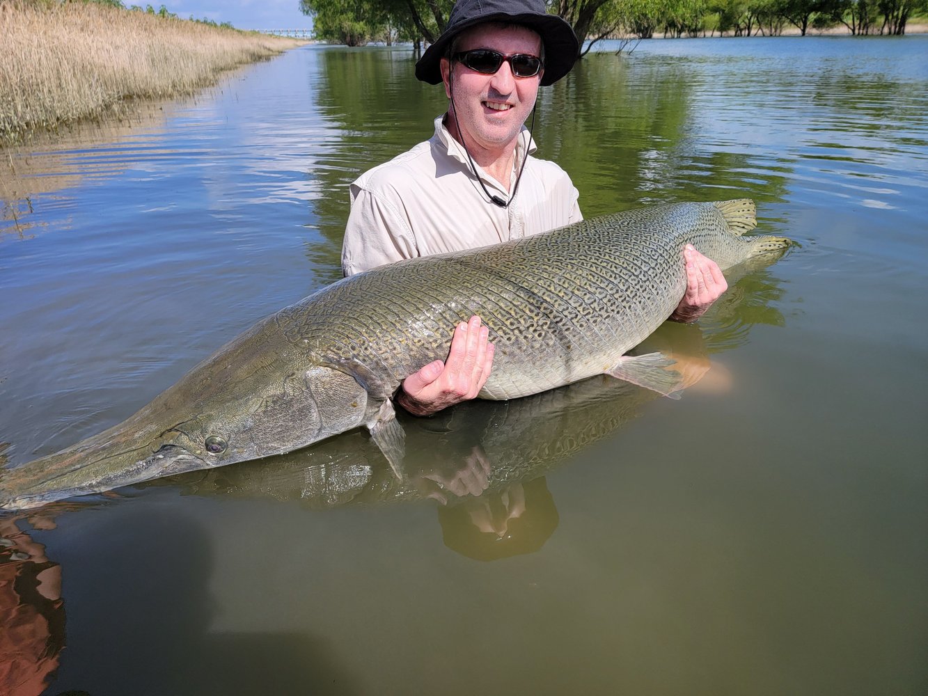 Giant Alligator Gar Adventure In Corsicana