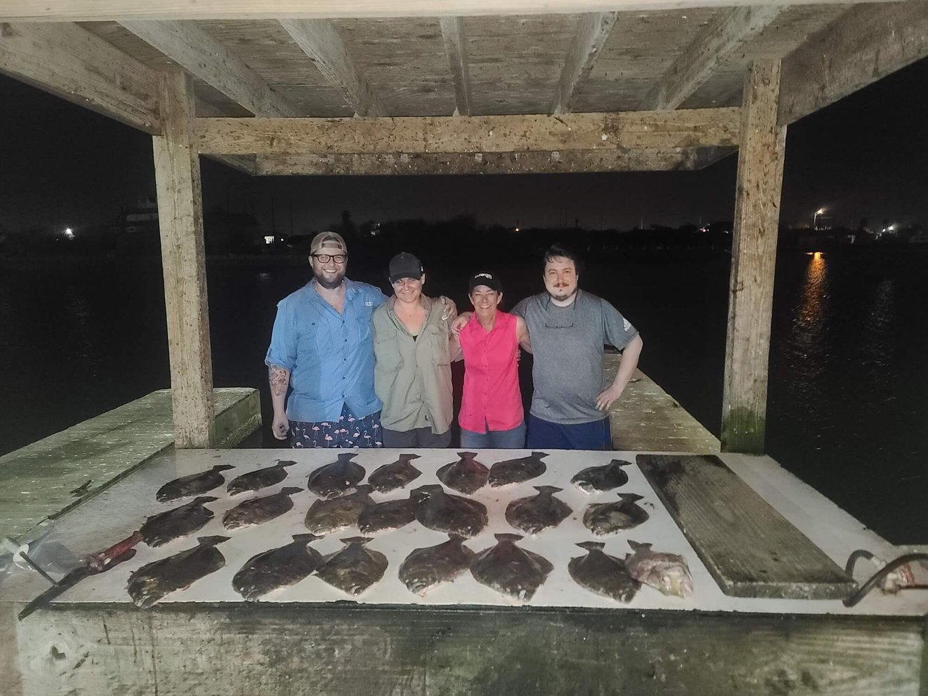 Flounder Gigging Night Trip In Aransas Pass