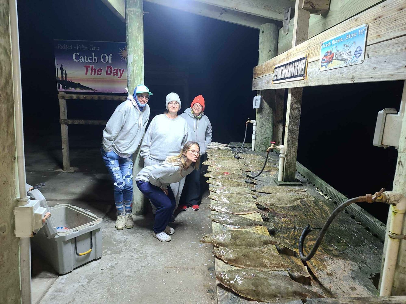 Flounder Gigging Night Trip In Aransas Pass