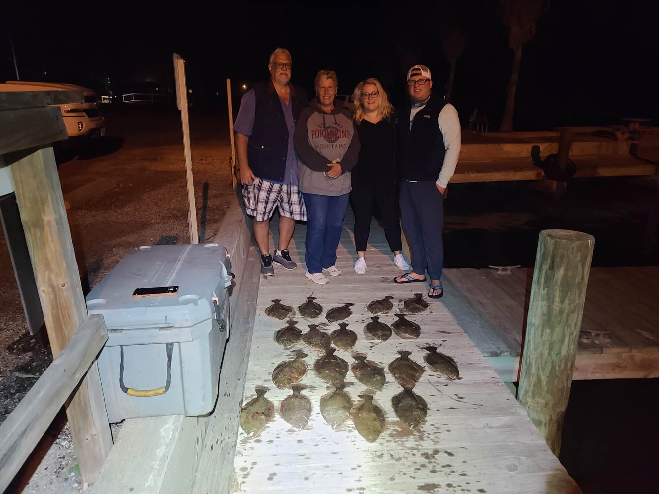 Flounder Gigging Night Trip In Aransas Pass