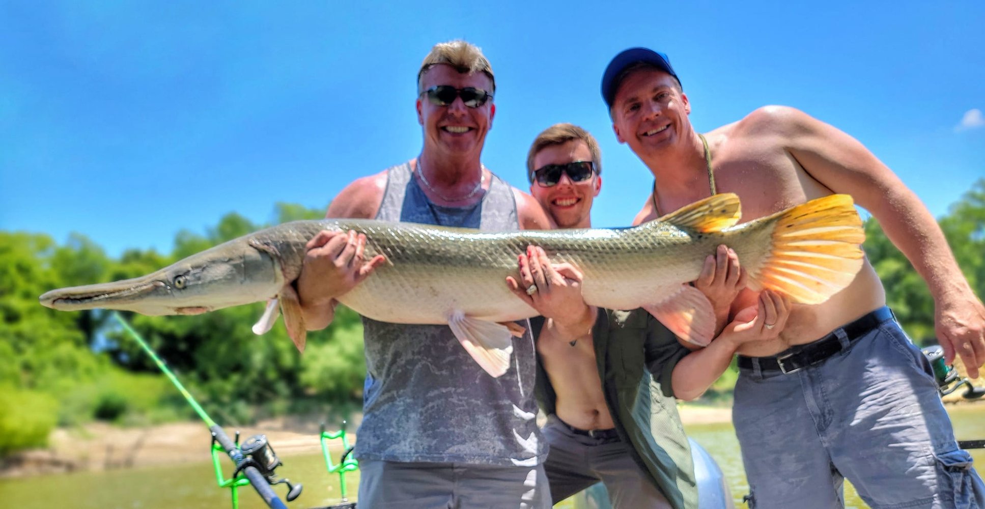 Giant Alligator Gar Adventure In Corsicana