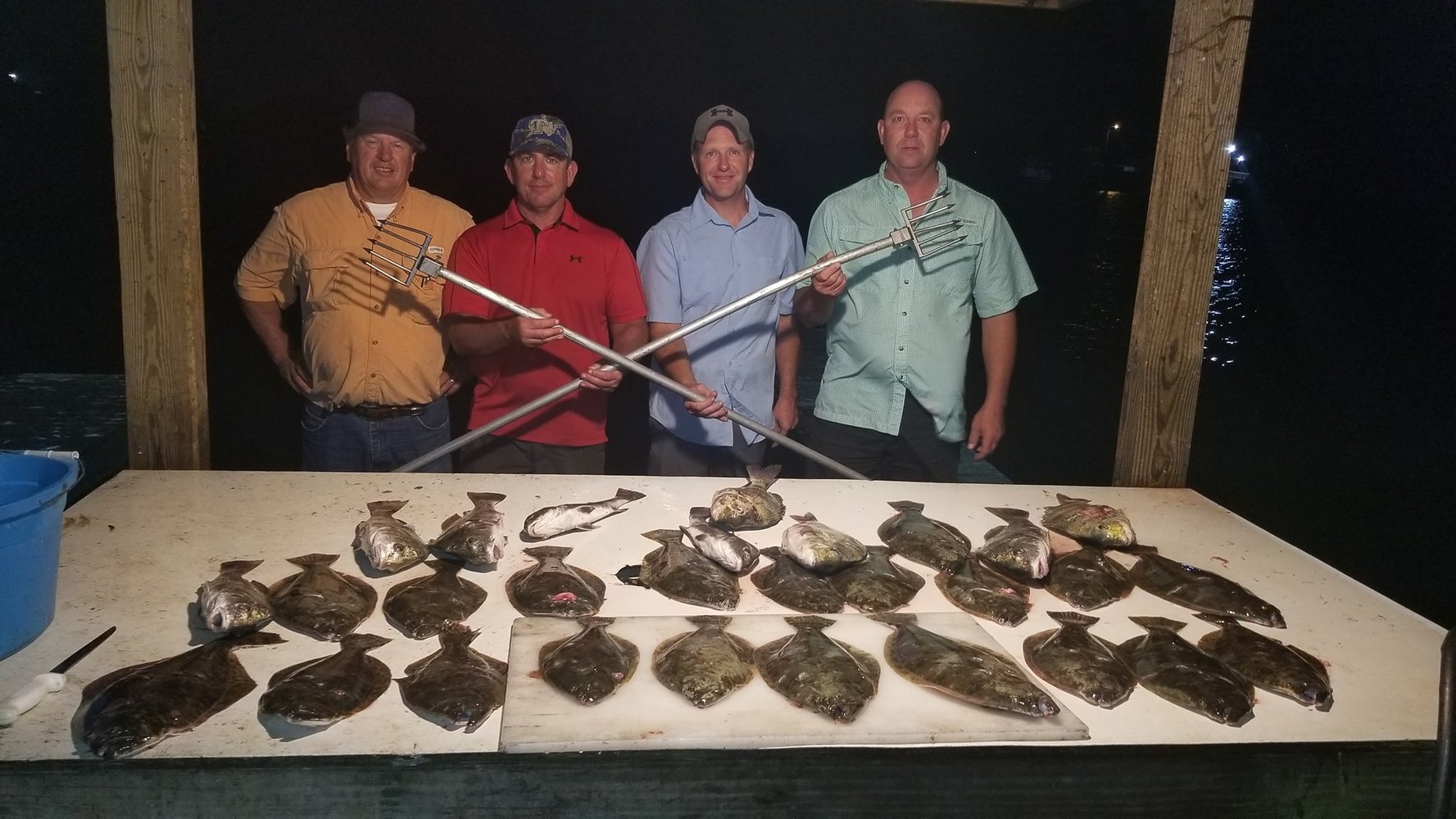 Flounder Gigging Night Trip In Aransas Pass