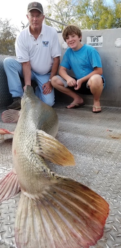 Monster Gar On Rod And Reel In Houston