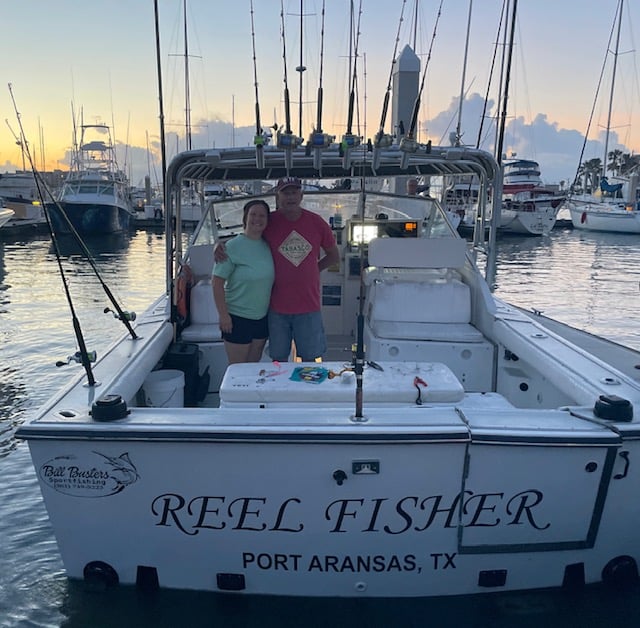 Port A  Deep Sea Reel Fisher In Port Aransas