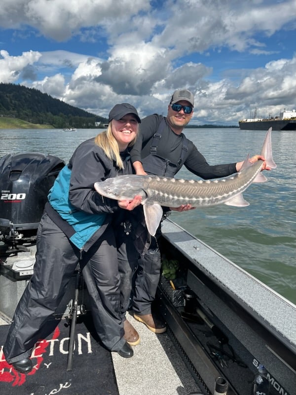 Sturgeon Catch And Release Trip In Portland