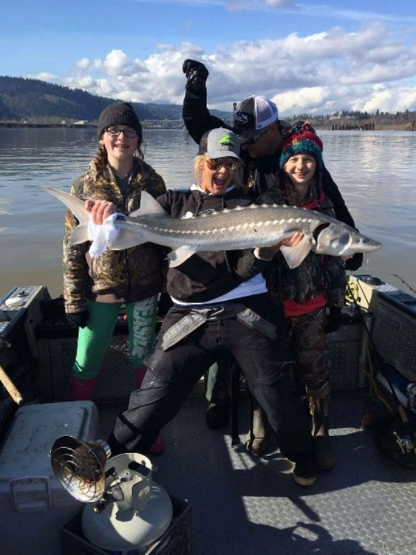 Sturgeon Catch And Release Trip In Portland