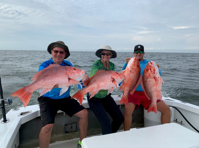 Red Snapper Fishing Trip In Biloxi