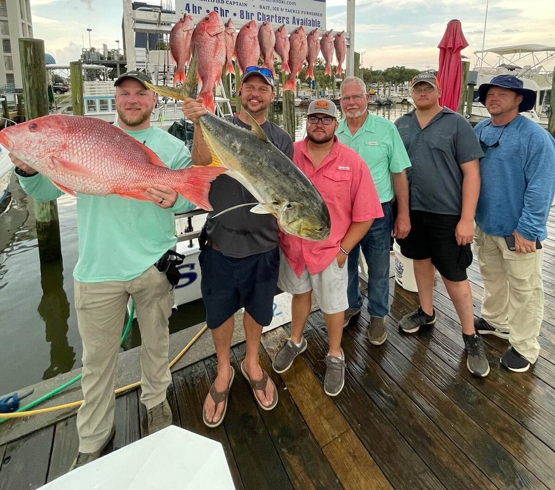 Red Snapper Fishing Trip In Biloxi