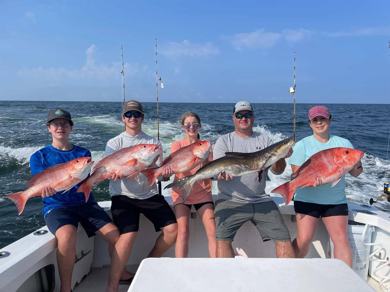 Red Snapper Fishing Trip In Biloxi