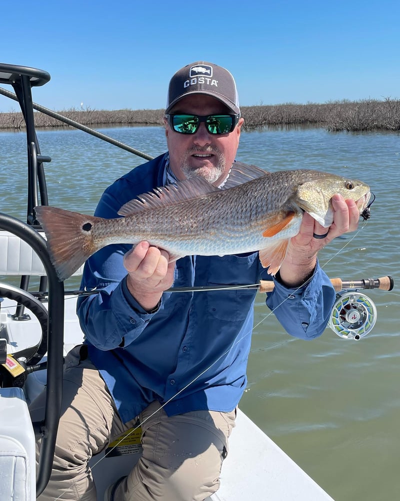 Redfish On The Fly In Port Aransas