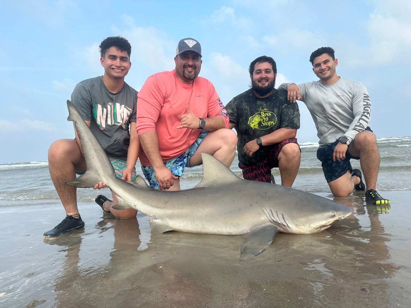 Evening Surf Fishing For Sharks In Port Aransas