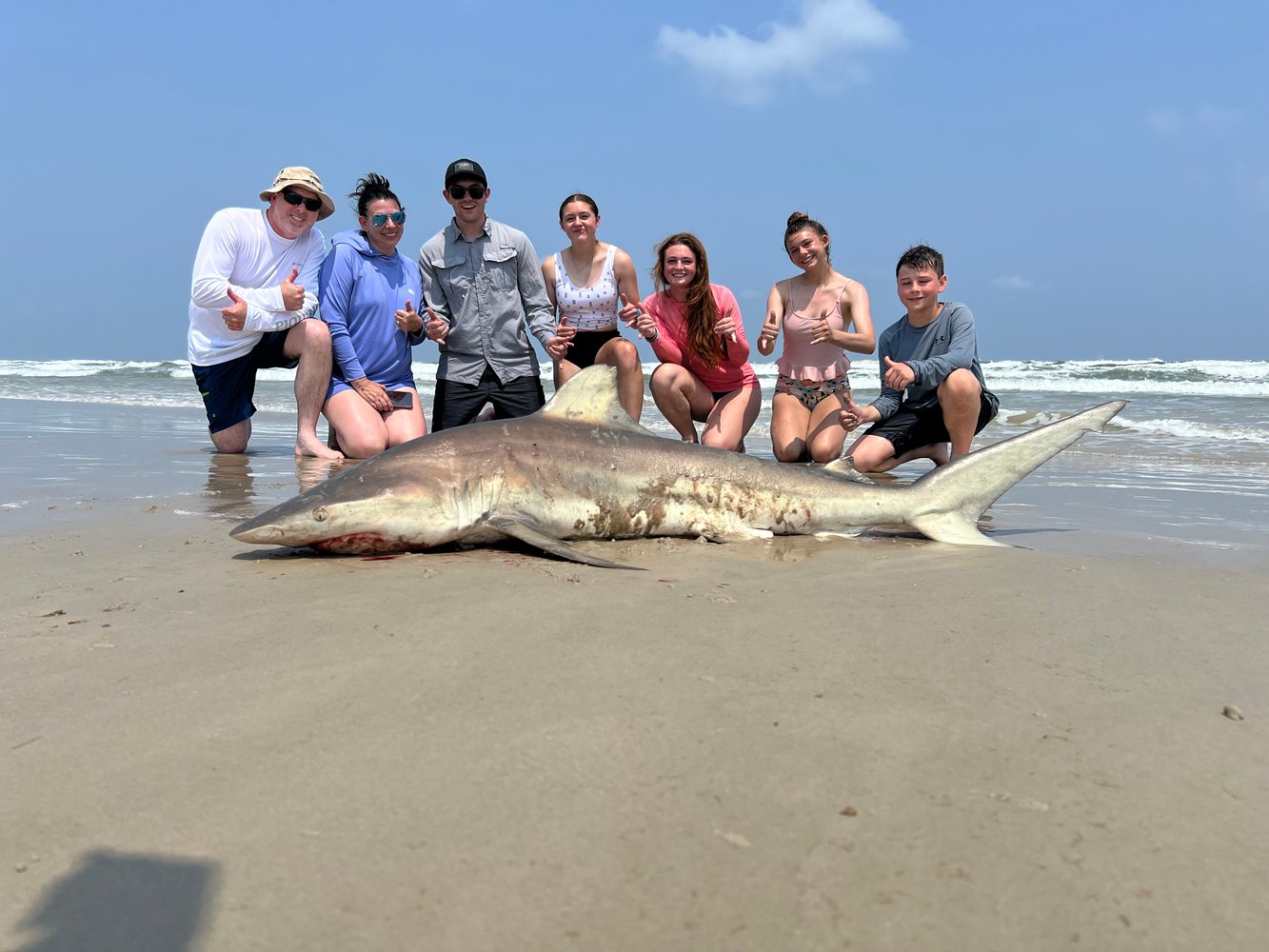 Evening Surf Fishing For Sharks In Port Aransas