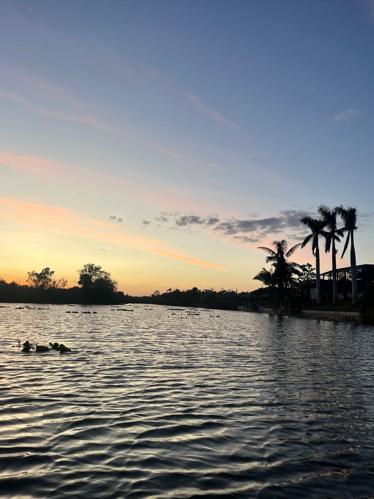 Bass/Sunset Cruise In Cape Coral