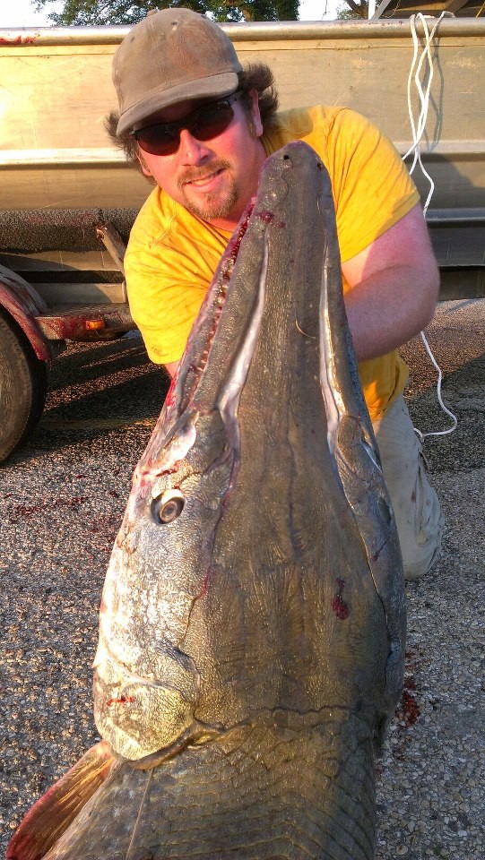 Monster Gar On Rod And Reel In Houston