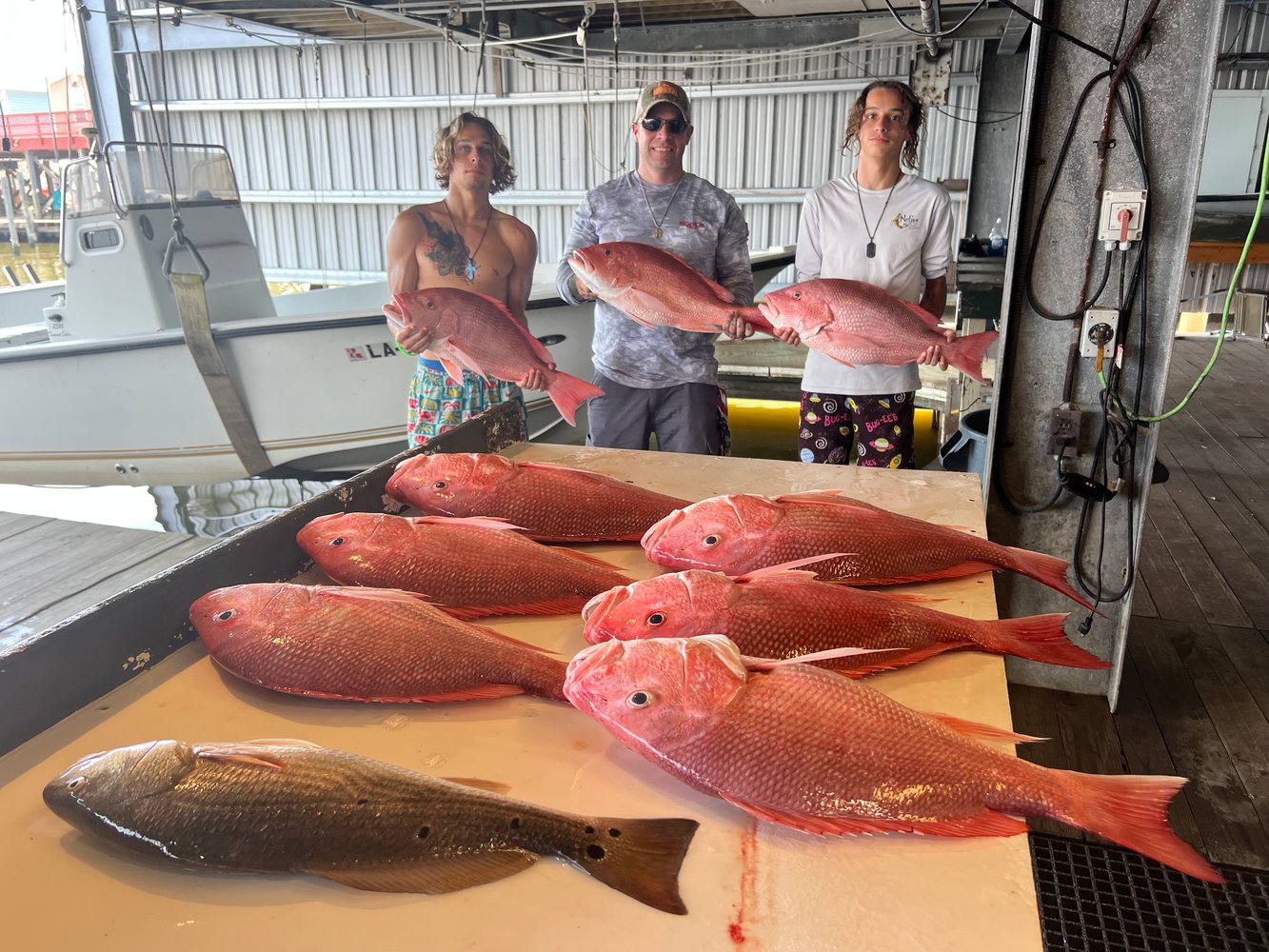 Red Snapper Trip In Boothville-Venice