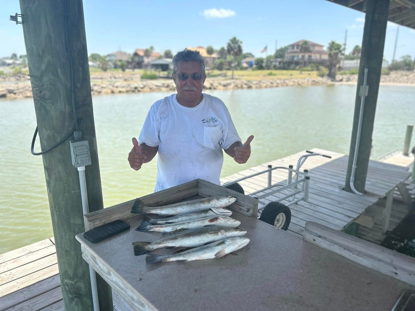 Multi Boat Galveston Bay Fishing In San Leon