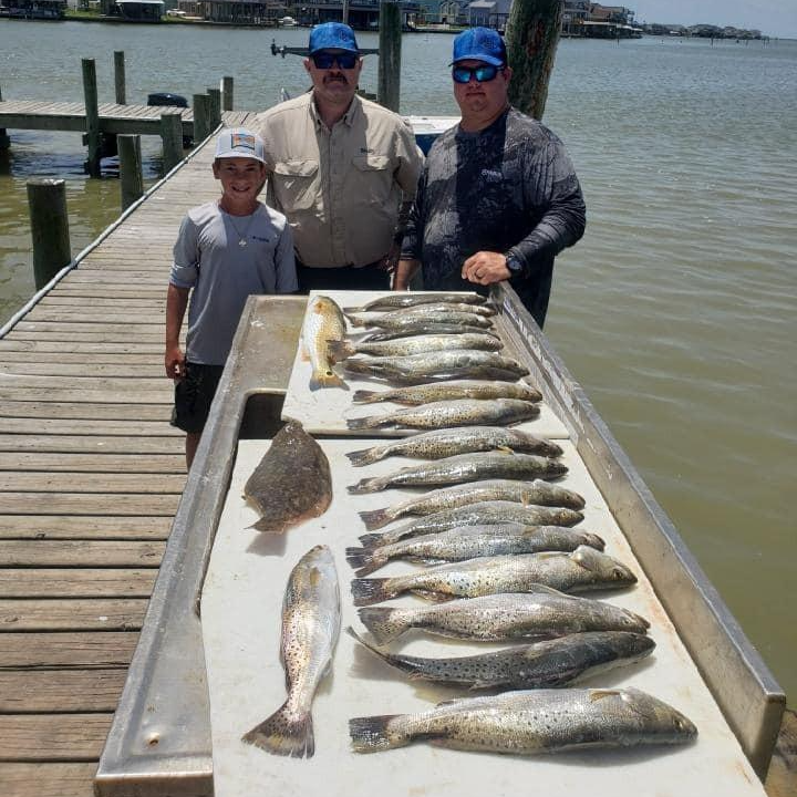 Multi Boat Galveston Bay Fishing In San Leon