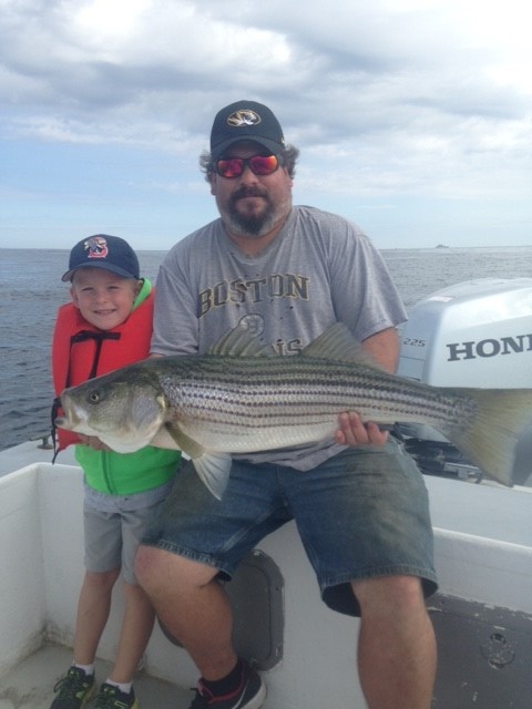 Early Season Striper 33’ In Chatham