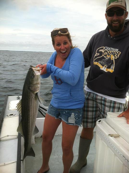 Early Season Striper 33’ In Chatham