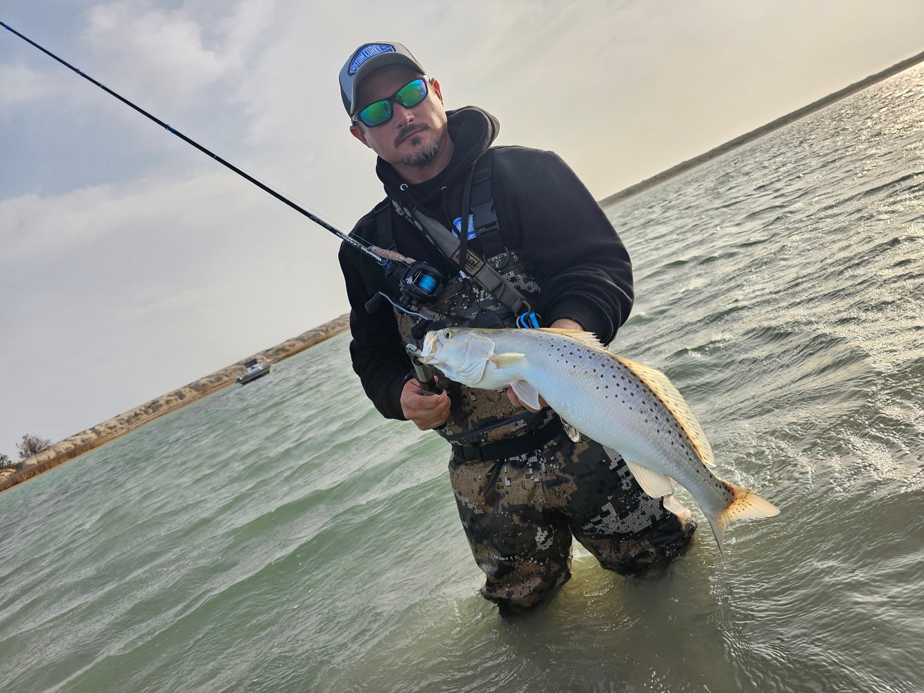 Wade Fishing In Aransas Pass