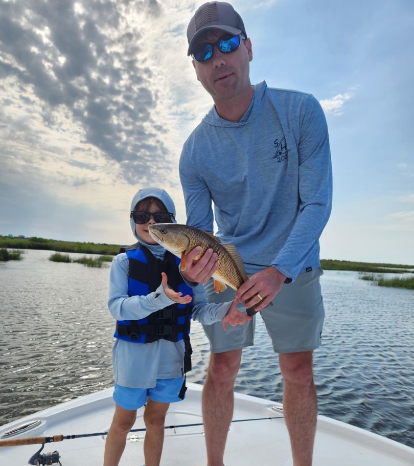 Marsh Redfish Pursuit In Saint Bernard