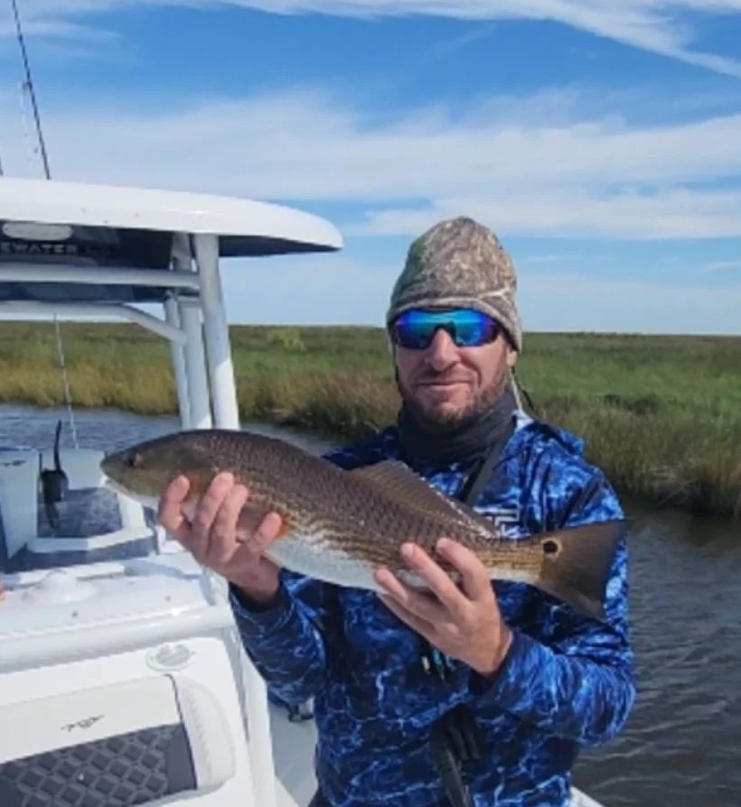 Marsh Redfish Pursuit In Saint Bernard