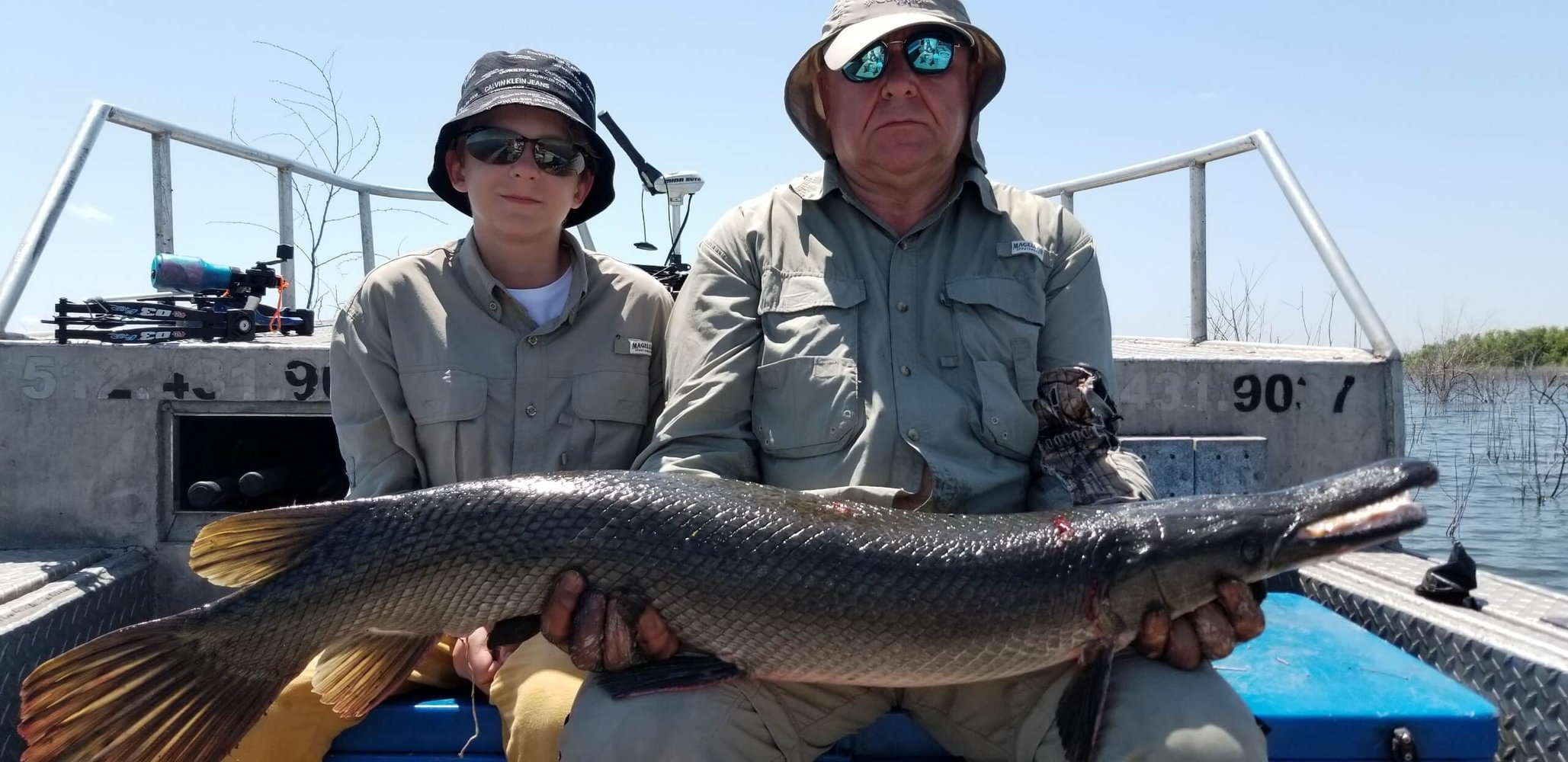 Monster Gar On Rod And Reel In Houston