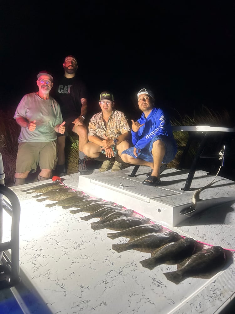 Flounder Gigging In Port Mansfield