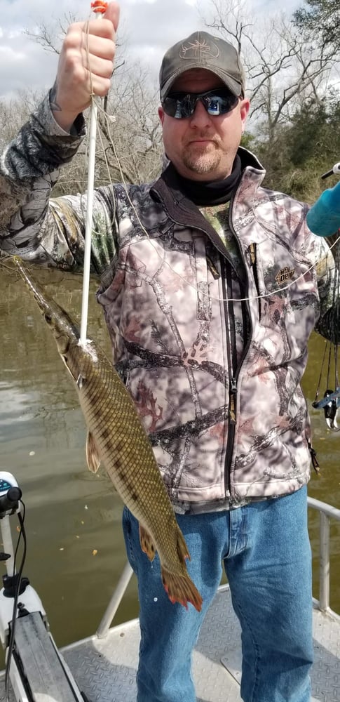 Trophy Alligator Gar Bowfishing In Houston