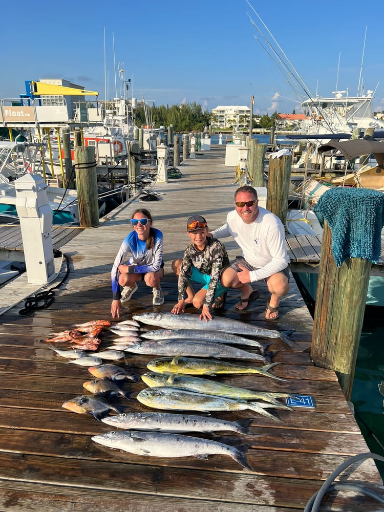 Light Tackle And Bottom Fishing Offshore In Nassau