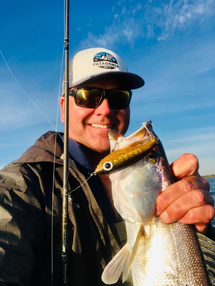 Beach Front Fishing In Galveston, Texas In Galveston