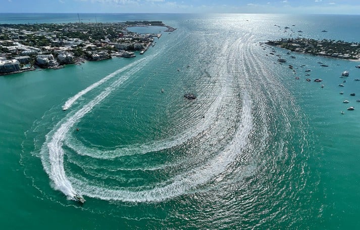 KeyWest PowerBoat Races!! In Key West