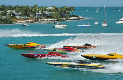 KeyWest PowerBoat Races!! In Key West