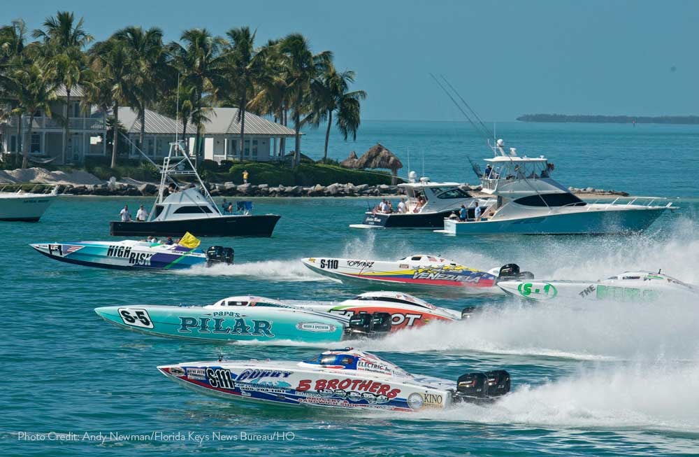 KeyWest PowerBoat Races!! In Key West