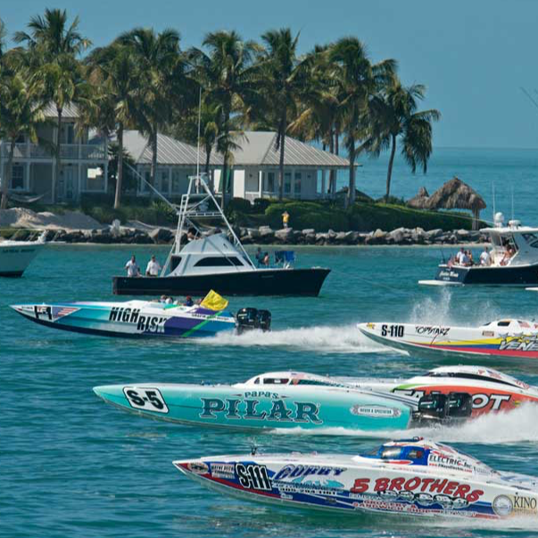 KeyWest PowerBoat Races!! In Key West