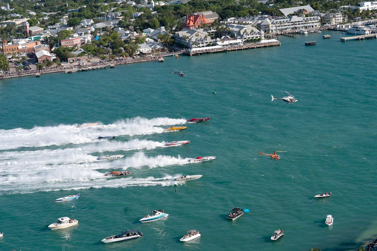 KeyWest PowerBoat Races!! In Key West