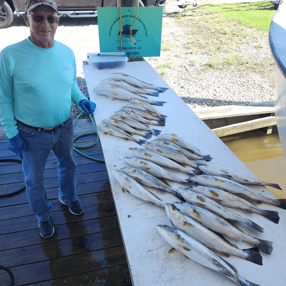 Speckled Trout Slam In Saint Bernard