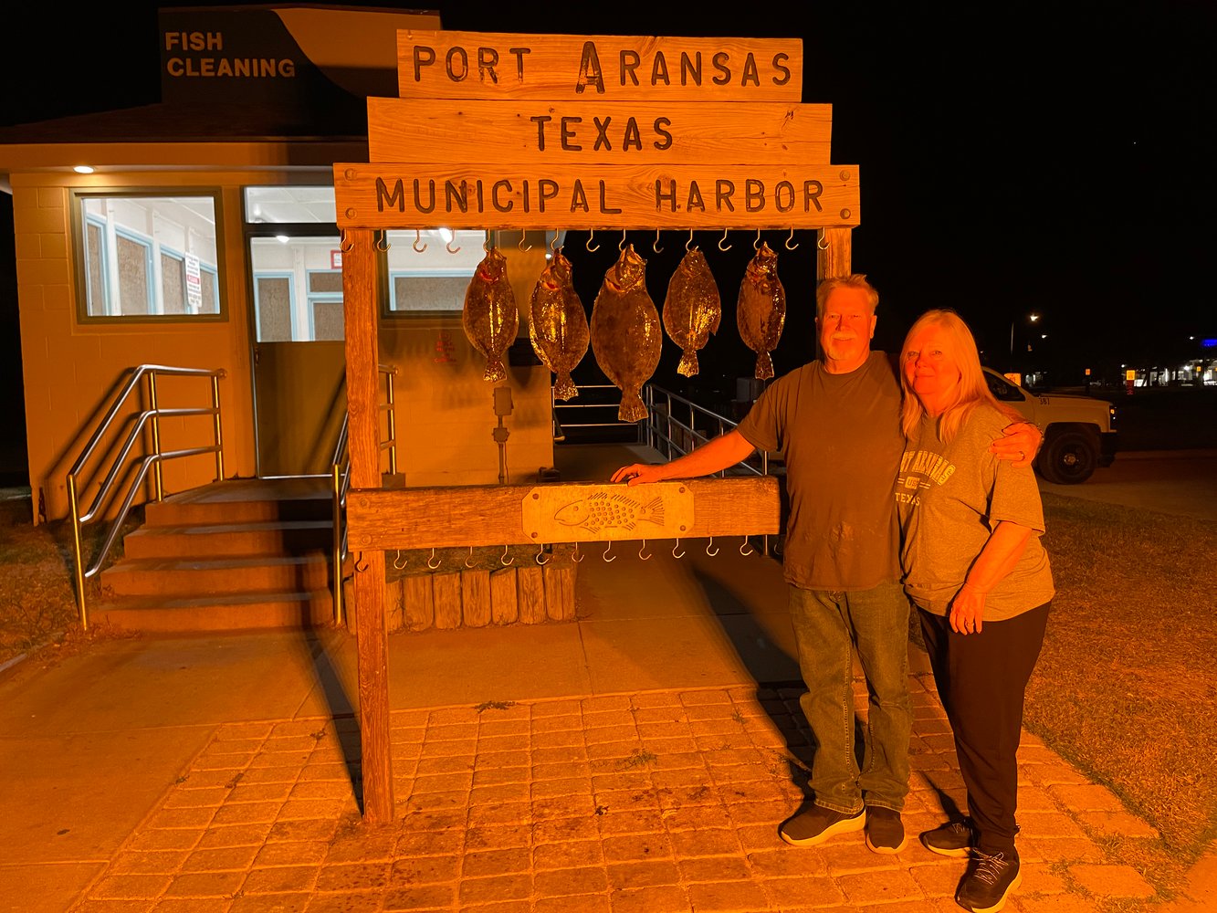 Port Aransas Flounder Gigging In Port Aransas