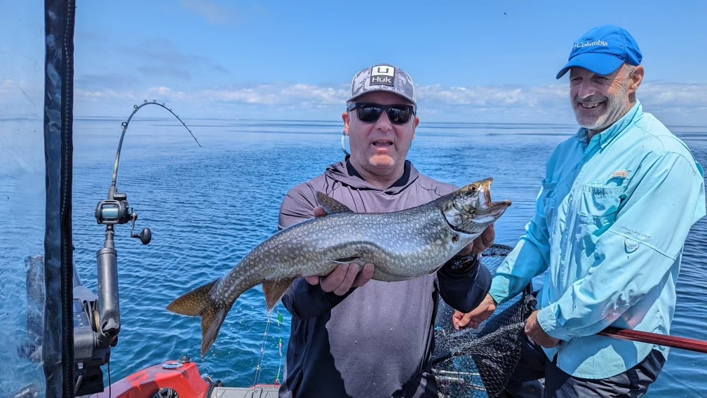 Lake Trout Trolling On Lake Ontario In Kingston